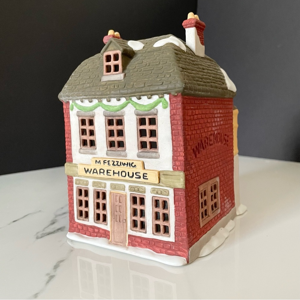 "Fezziwig's Warehouse" Dickens Snow Village by Dept. 56
